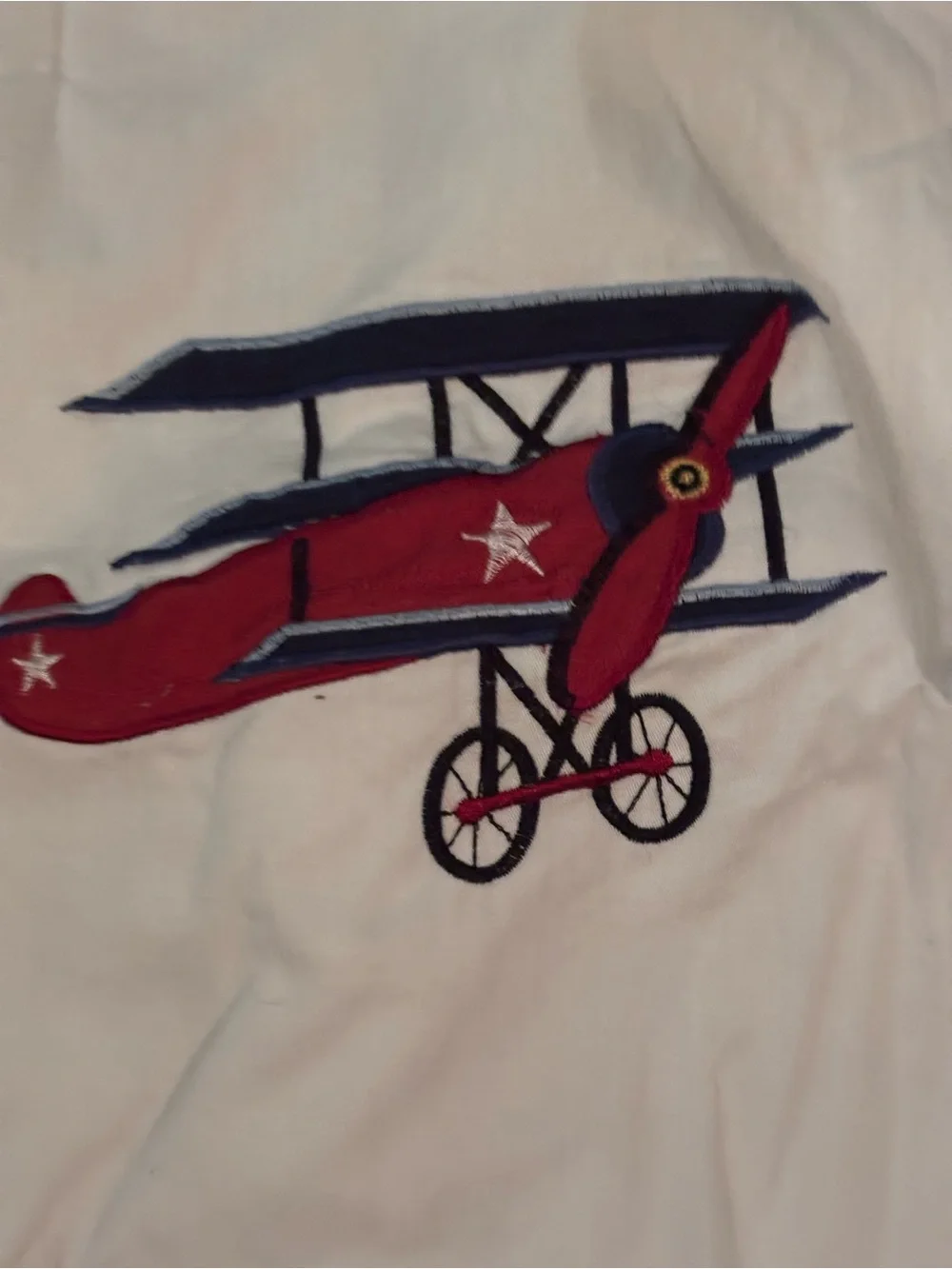 Sweet Jojo Aviation Theme Appliqué Cotton Crib Baby Quilt/Comforter